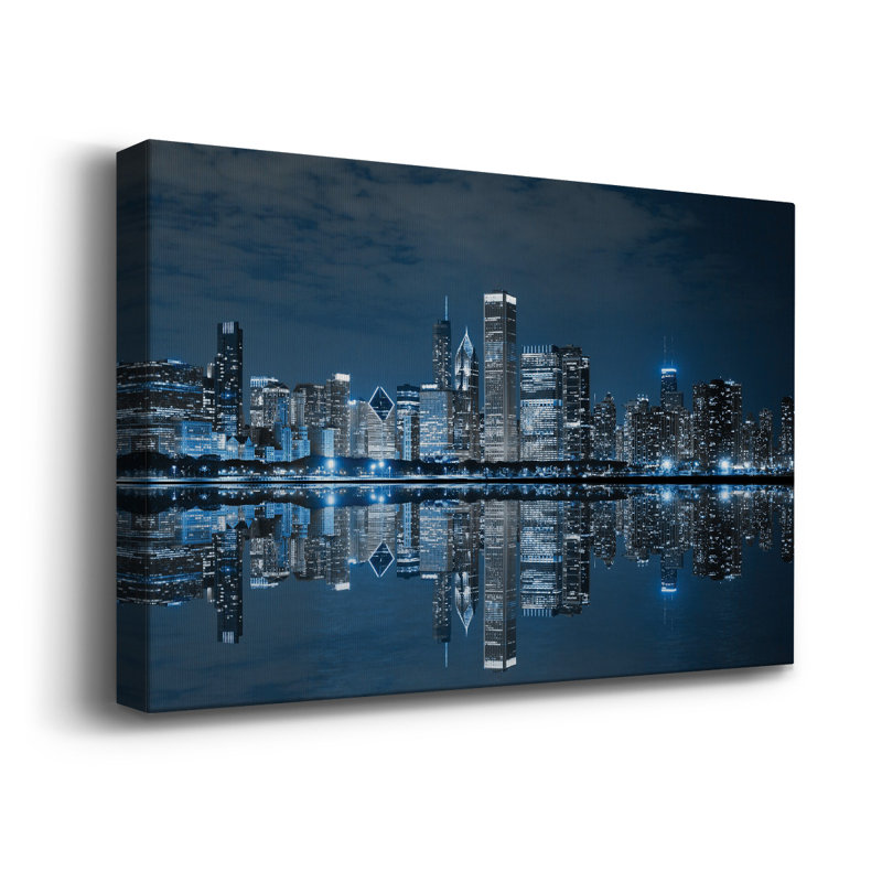 10_Théâtre encadré Premium Gallery Chicago - Prêt à accrocher, H 12 po x l 18 po x P 1,5 po