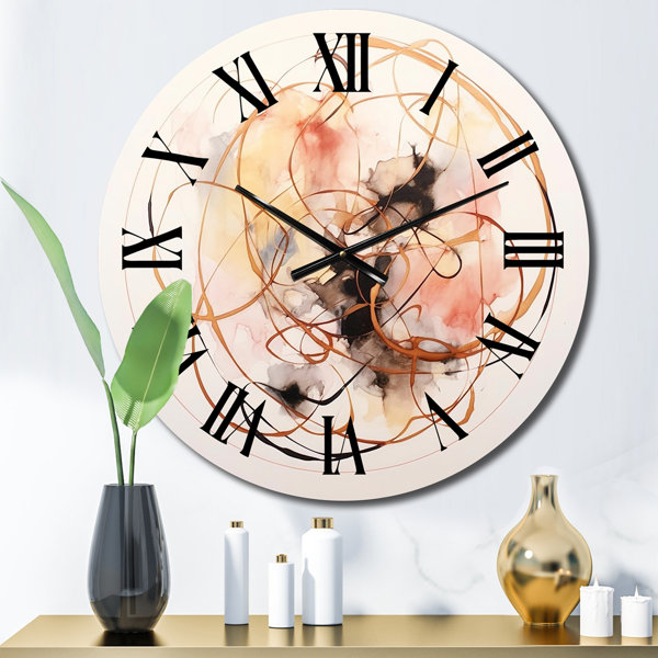 DesignArt Metal Wall Clock | Wayfair