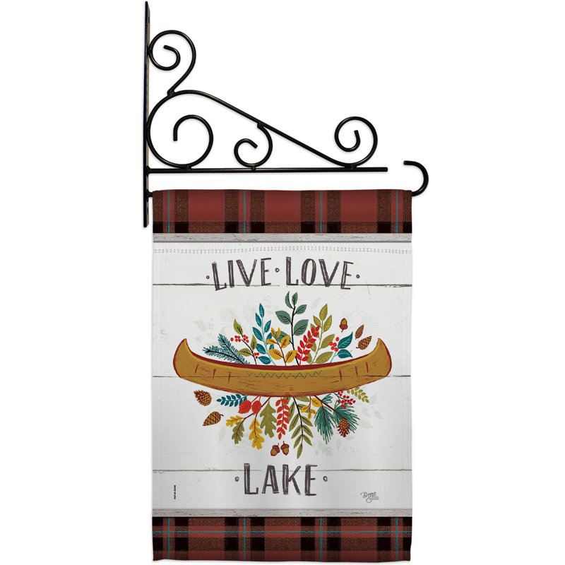 Double Sided 18.5'' H x 13'' W Polyester Flag Set