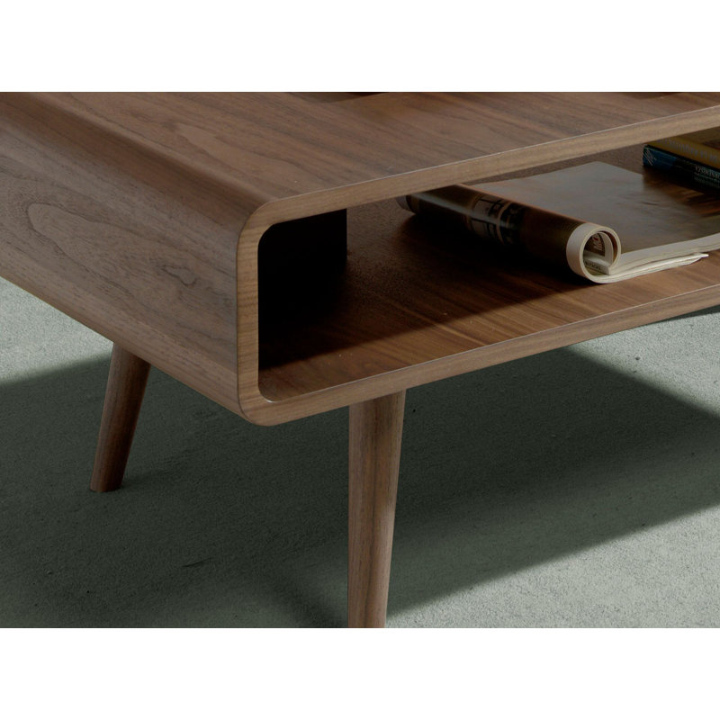 Solid Wood Coffee Table with Storage
