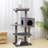 49' Cat Tree with Condo and Scratching Pad
