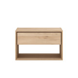 Nordic 1 - Drawer Solid Wood Nightstand