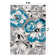 Rooshi Moroccan Blue/Gray/Ivory Area Rug