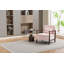 Chaise de rangement, fauteuil d'appoint moderne Mid-Century avec structure en bois, chaises de salon rembourrées avec coussin de taille, fauteuil de lecture pour véranda de chambre à coucher-130671268