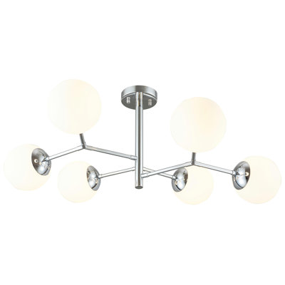 Lustre linéaire 6 lumières Transitional