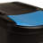 vidaXL Stackable Garbage Bin Boxes Anthracite 19.8 gal Polypropylene