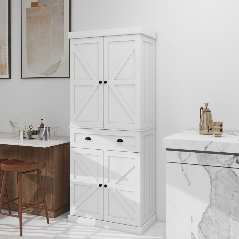 Armoire à linge sur pied Shayden