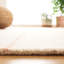 Tapis géométrique beige / rouille en laine / coton touffeté à la main Juliam-399017138
