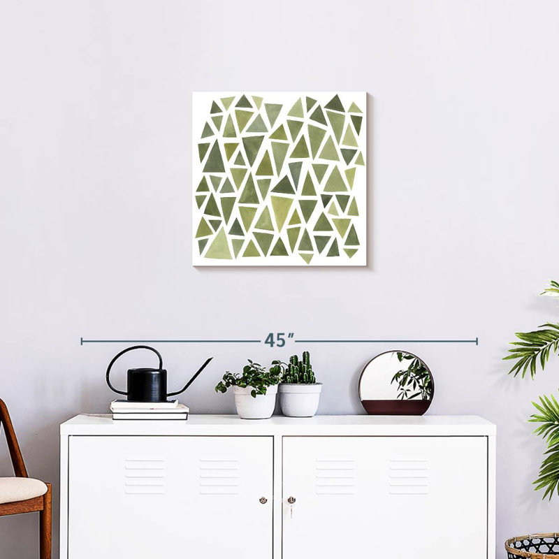 Celadon Geometry I, 20" H x 20" W