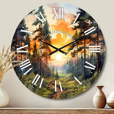 Horloge murale pin