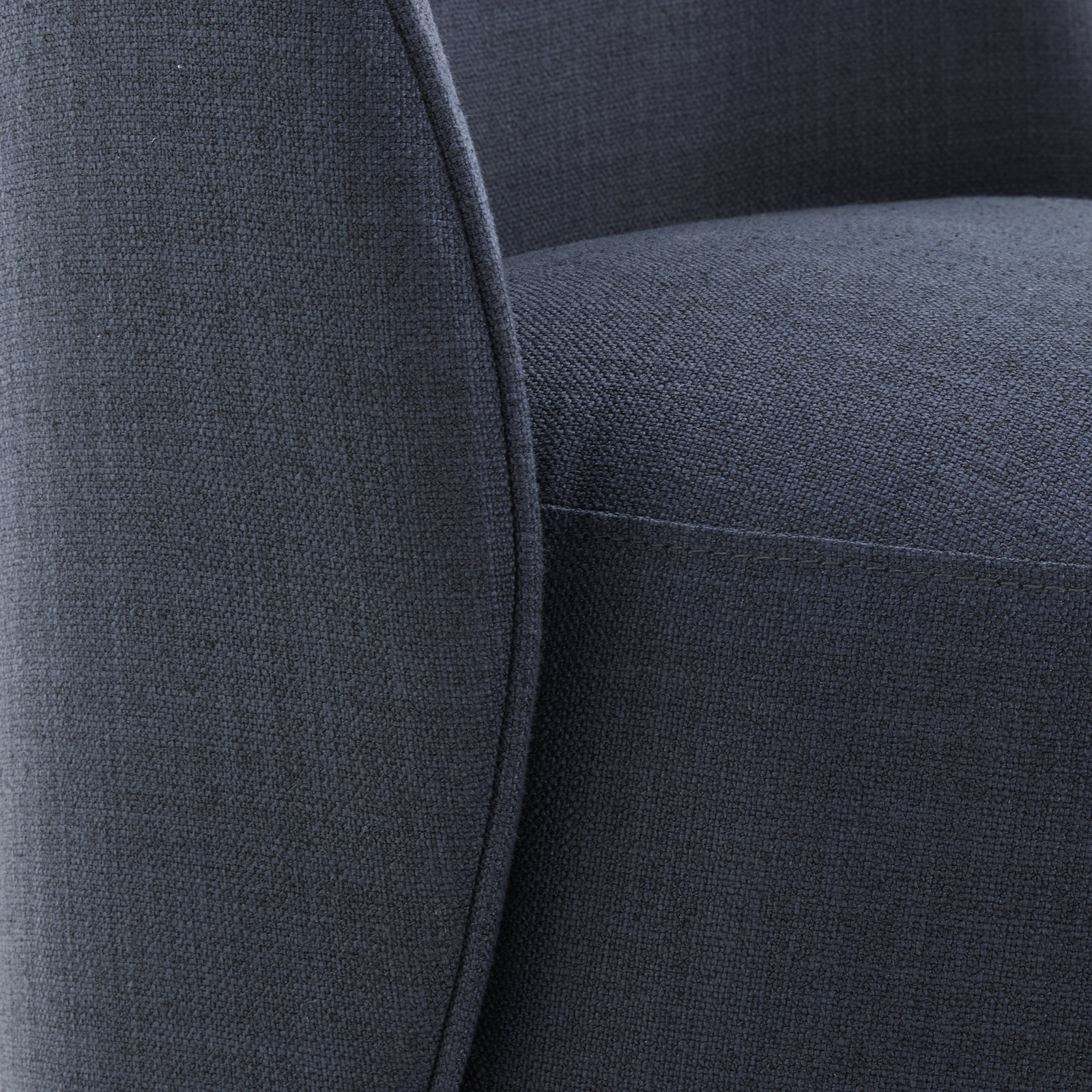 Lola Pine Dining Chair, Polyester Blue
