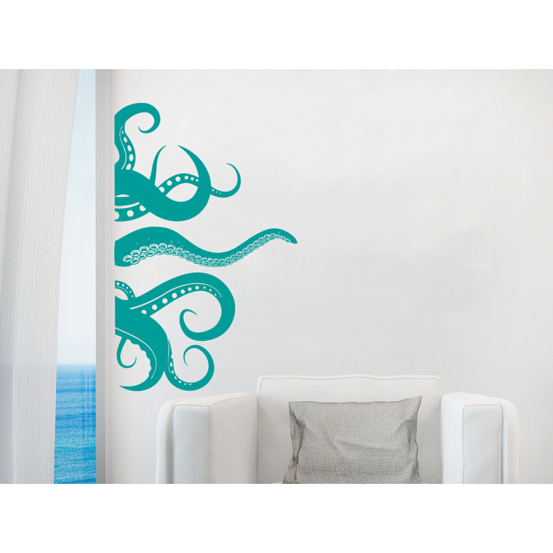Plants & Flowers Wall Sticker / Decal, Turquoise