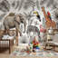 Décoration murale amovible sur fond blanc-481384487-481384485