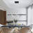 Emonte 1 - Light Black LED Kitchen Island Pendant