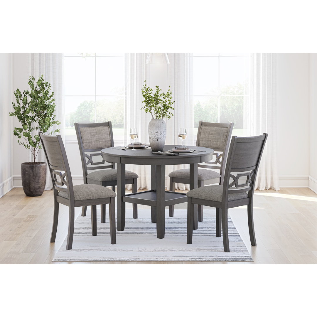 Leangelo 4 - Person Four Leg Dining Set (Set of 5) Wildon Home® Table Top 
