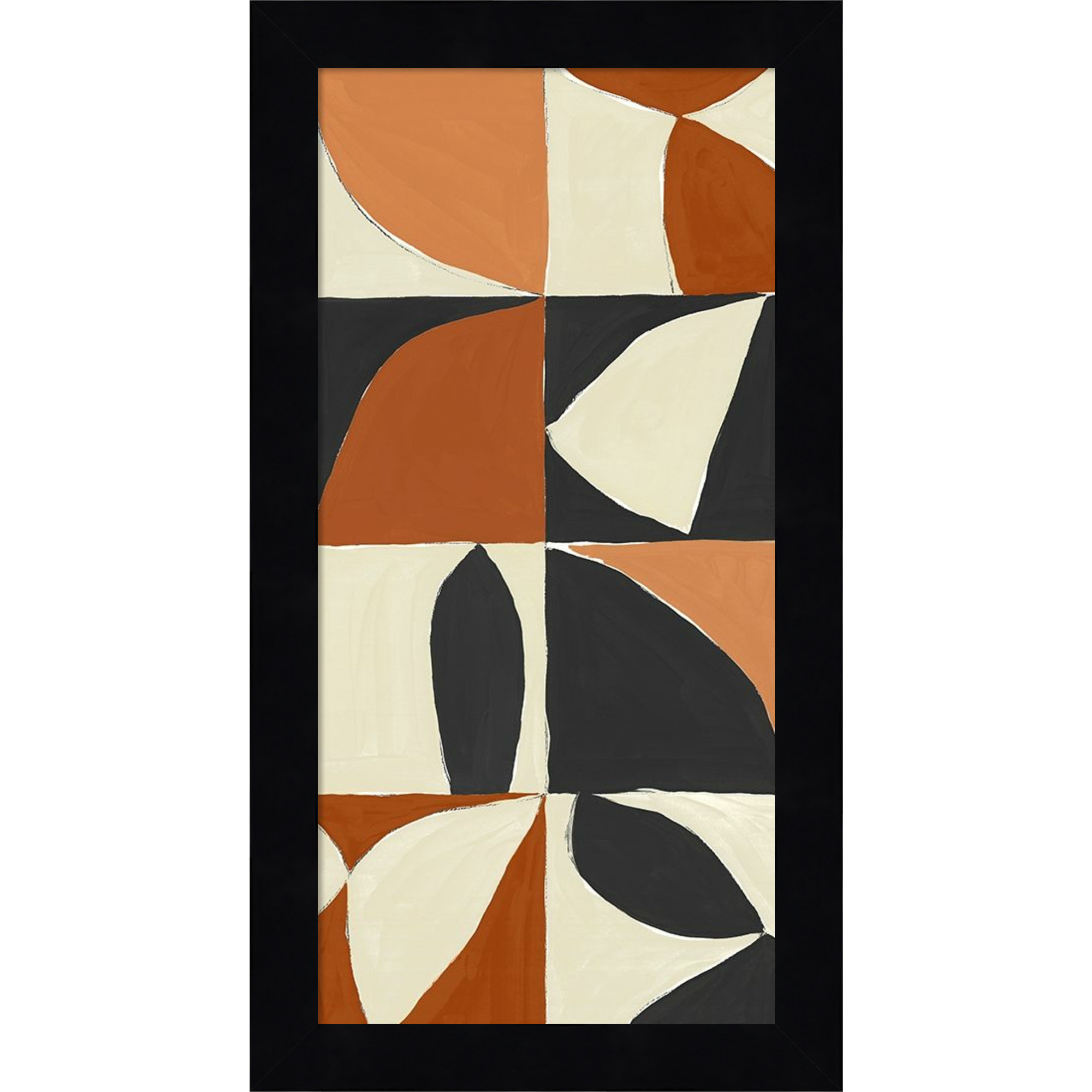 Honoring Matisse Warm by Isabelle Z, Black, 13" H x 7" W x 1" D