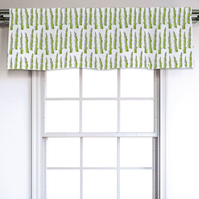 Sateen Ruffled Window Valance