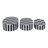 Decorative Bone Inlay Storage Boxes with Lids - Handmade Oval Trinket Boxes for Elegant Organization - Set of 3.