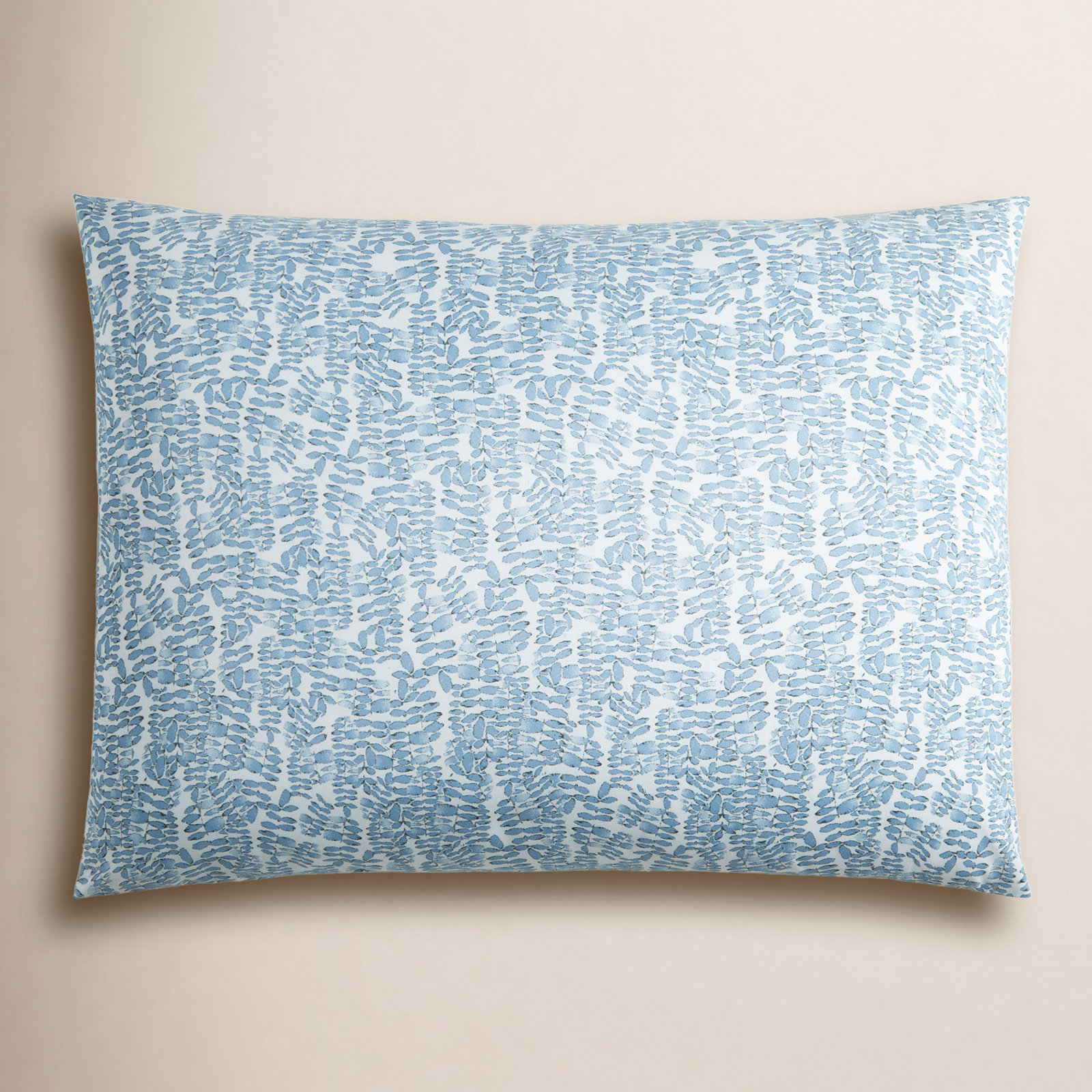 Fern 100% Cotton Envelope Sham, King, Denim