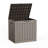 30 Gallons Black Water Resistant Resin Lockable Deck Box-102030472