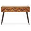 115cm Solid Wood Top Console Table
