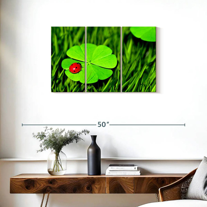 Harnek Four Leaf Clover Ladybug, 20" H x 33" W