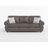 Stonington 91" Traditional Microfiber Living Room Sofa with Pocket Coil Support, Nailhead Trim, and Two Decor Pillows