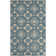 Amory Hand Tufted Wool/Cotton Geometric Rug in Blue/Gray