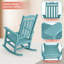 Chaise Adirondack berçante en plastique Liebwin-86803576