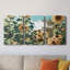 Champ de tournesols - Toile tendue avec châssis de qualité supérieure - Prêt à être accroché-1818399211