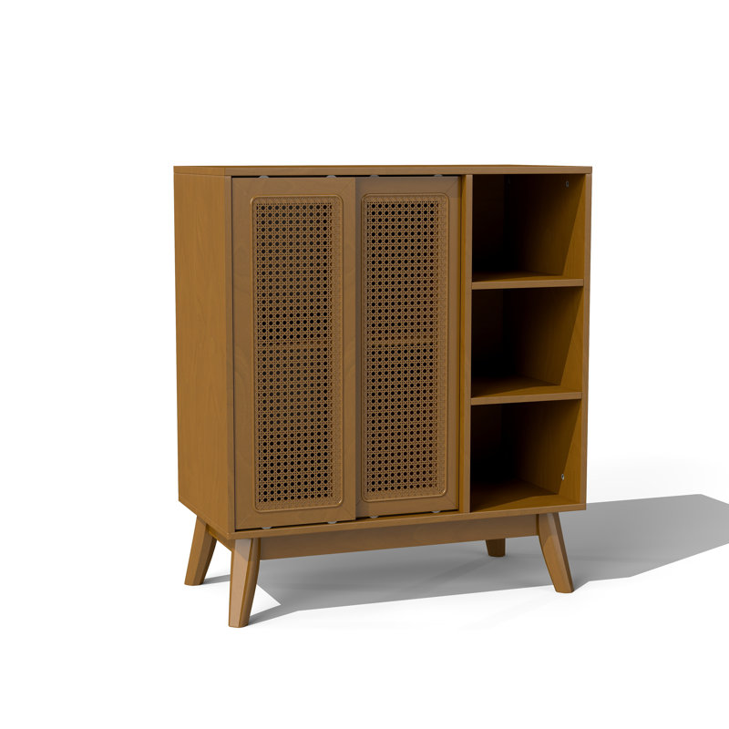 Buffet Mid-Century moderne, Bois clair