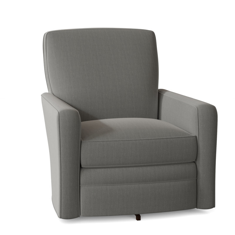Idana Upholstered Swivel Armchair, Peyton 41 Gray Performance Twill, Yes