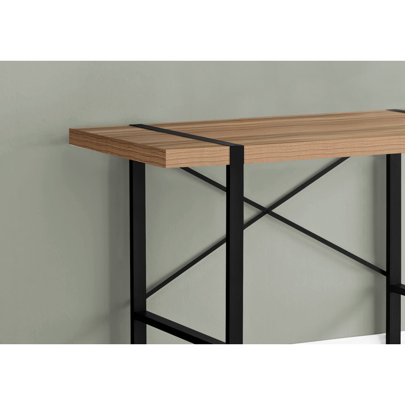 Computer Desk, Black/Brown