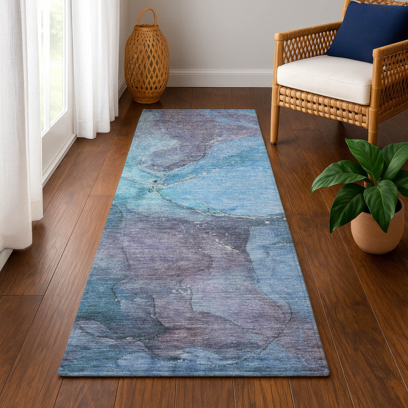 Premium Machine Washable Verlin AMF1781 Contemporary Rug, Runner 2'3" x 7'6"
