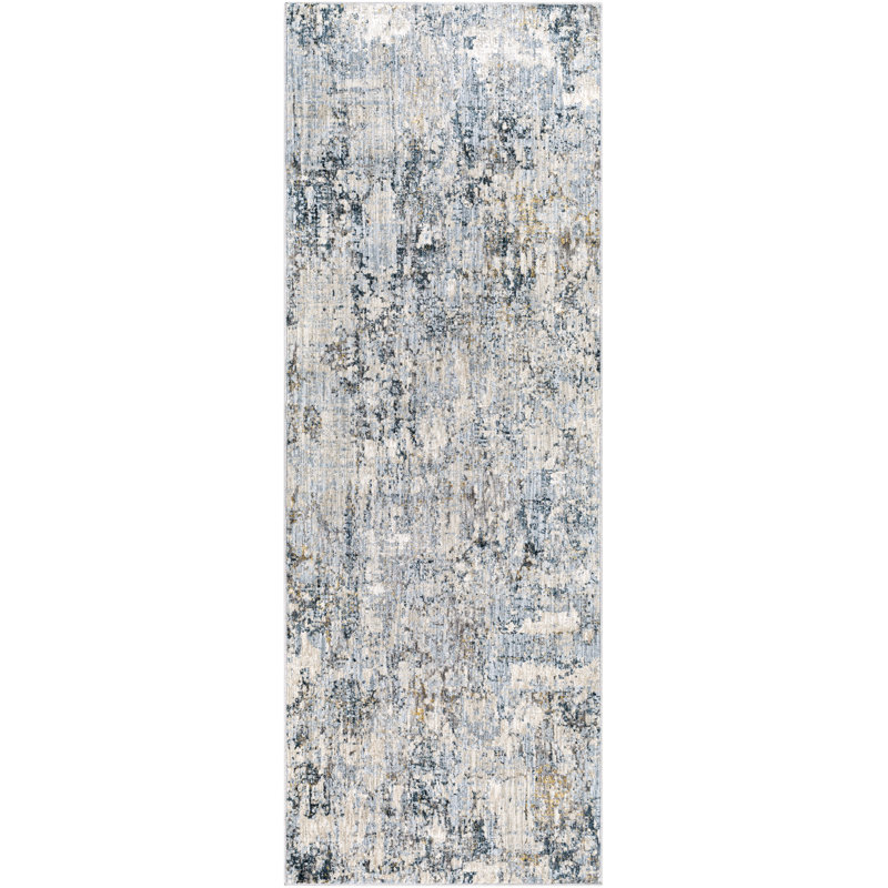 Denver Blue Area Rug, Runner 2'7" x 7'3"