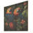 Orange And Green Tropical Parrots - Parrot On Wood Print-400360992