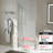 32"-33 1/4" W x 72" H Bi-Fold Frameless Shower Door with Clear Glass-81830079