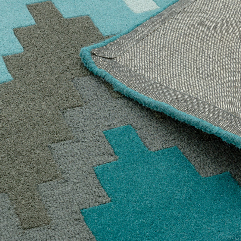 Holdin Chevron Hand Woven Area Rug, Rectangle 120 x 170cm