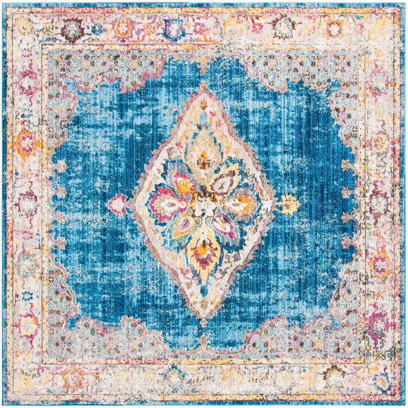 Saniveieri Bristol Performance Oriental Rug, Square 7'