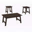 Table de bout, table d'appoint, 3 pièces Rayner