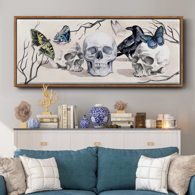 Nevermore Collection D- Framed Canvas