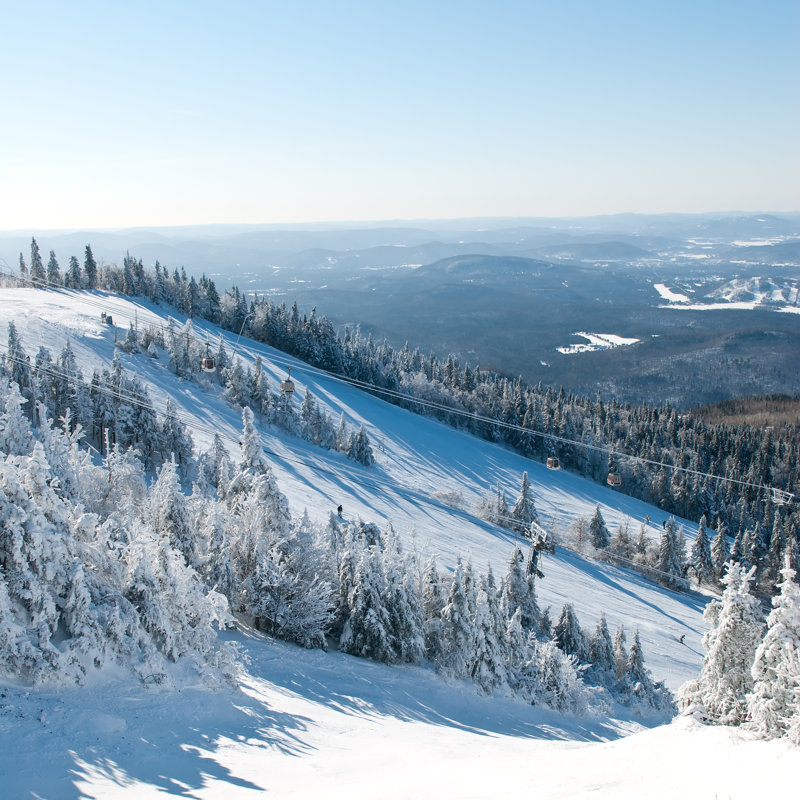 Ski Trails by AlpamayoPhoto - Wrapped Canvas Print, 76cm H x 76cm W x 3.8cm D