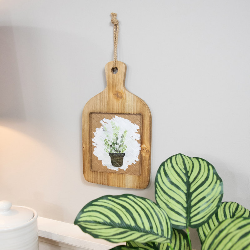 Abstract Wall Decor on Wood