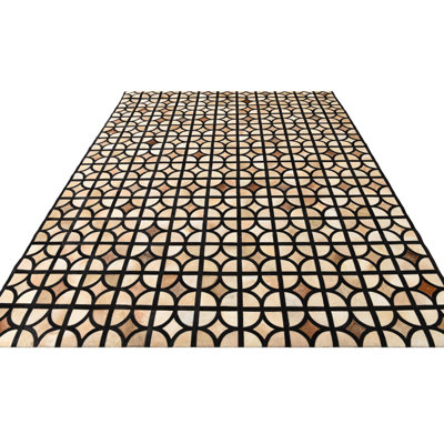 Tapis brun clair Juliana