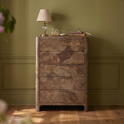 Commode moderne à 5 tiroirs Rutilus Heirloom