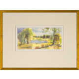 Willows Edge Print by Daughdrill