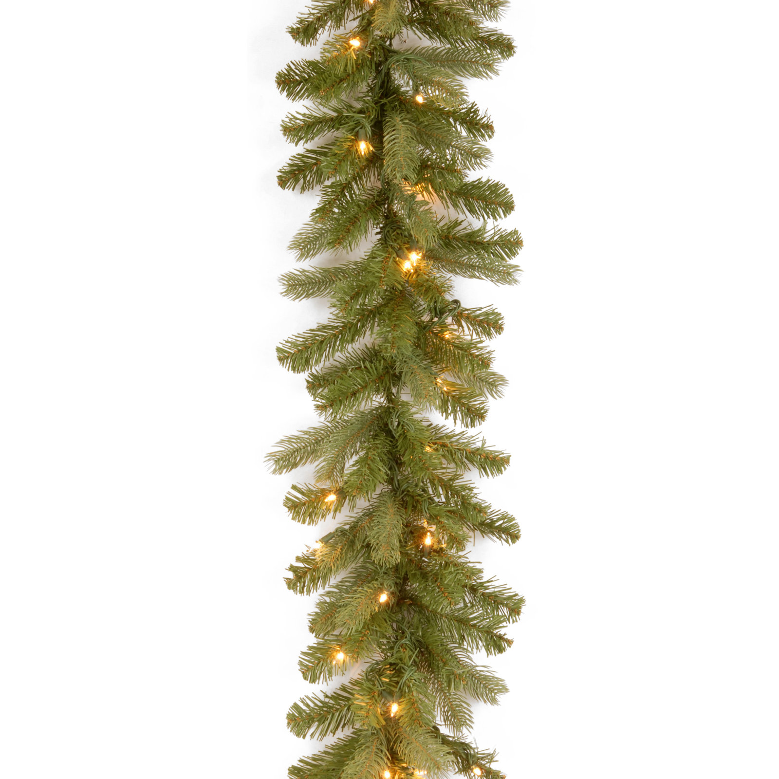 13" Pre-Lit Douglas Fir Garland, Green