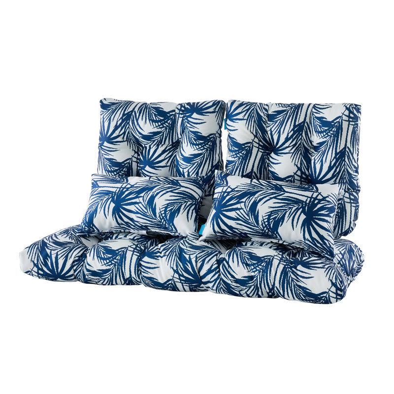 Coussin de siège d'intérieur / d'extérieur, Bleu