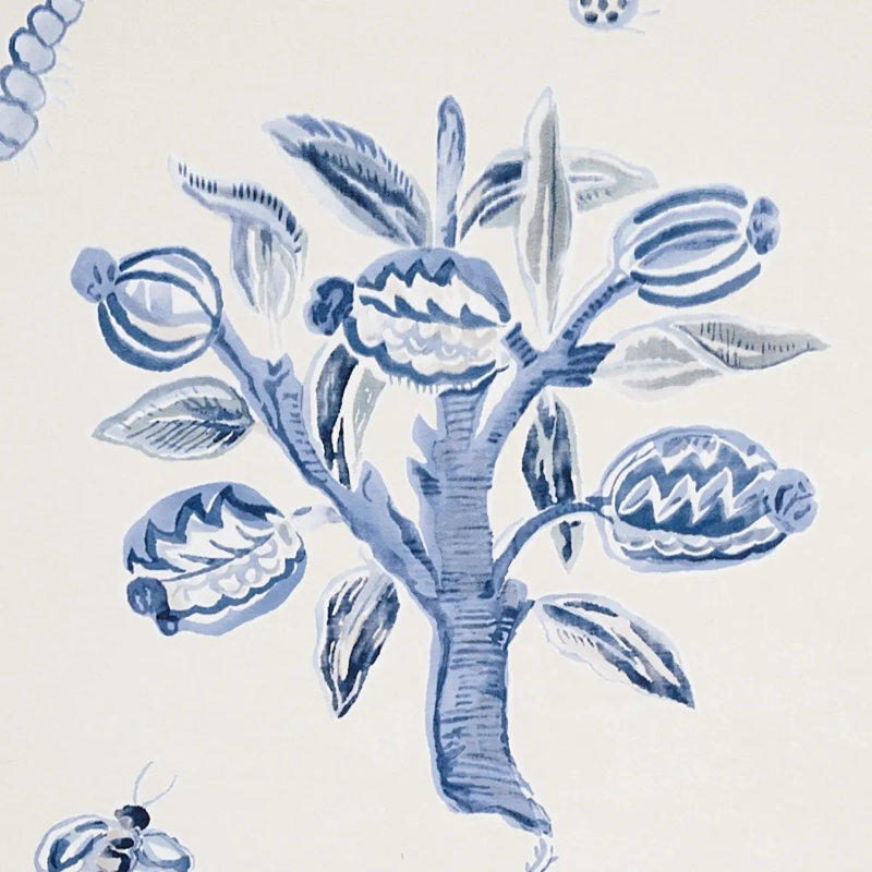Magical Menagerie Wallpaper, Blue