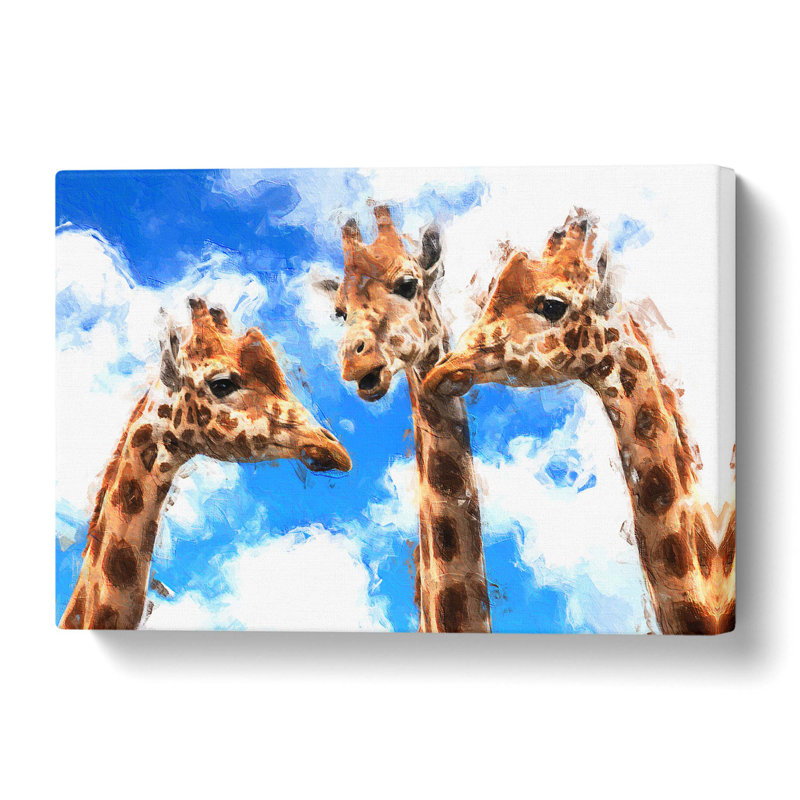 Three Giraffes - Wrapped Canvas, 50.8 cm H x 76.2 cm W